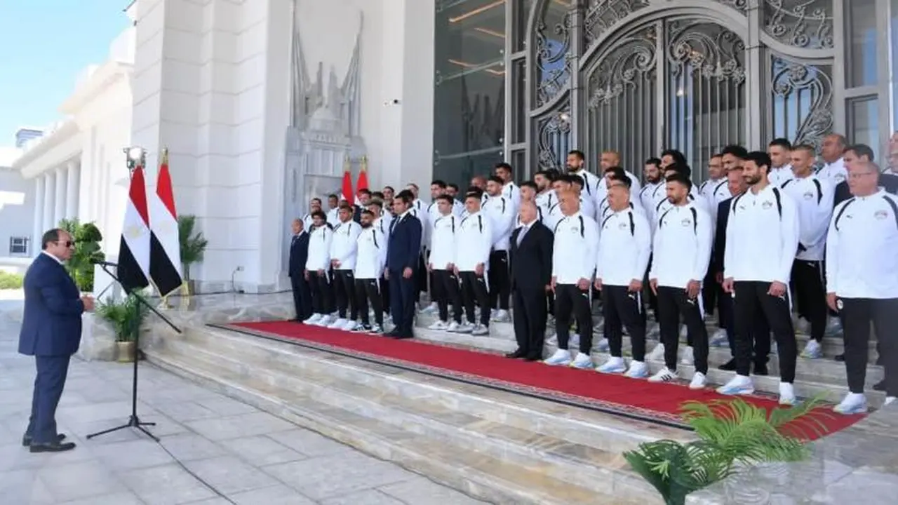 اتحاد الكرة يعبر عن شكره للرئيس السيسي لتكريم منتخب مصر